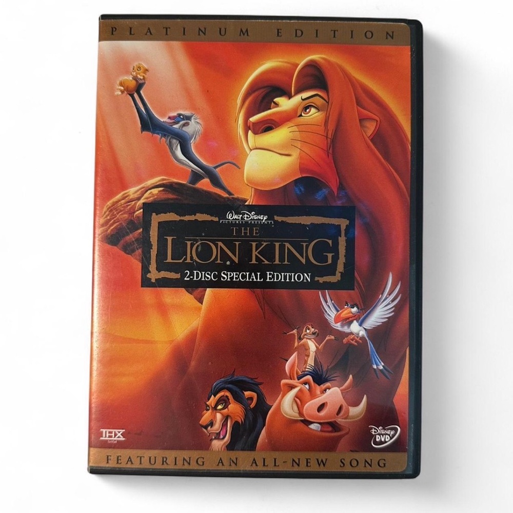Disney The Lion King Platinum Edition DVD - Orange and Black